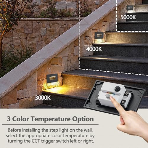12 Pack Step Lights Outdoor Stair Light 12V LED (12 Count)