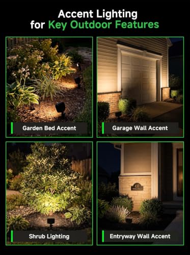 Low Voltage Flood Lights Outdoor (7W Warm White (3000K) / 2 Pack(Wiring Required))