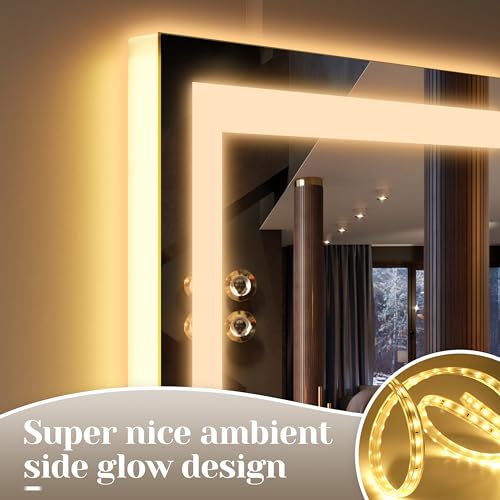 Large Vanity Mirror with Lights