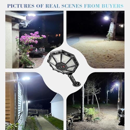 Solar Lights Outdoor (4 Count)