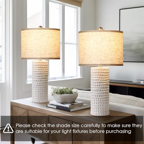 Drum Lamp Shades Set of 2 (2 Count)