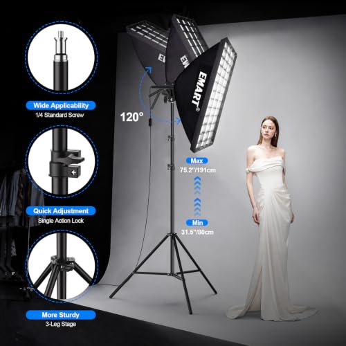 Softbox Lighting Kit with Grid