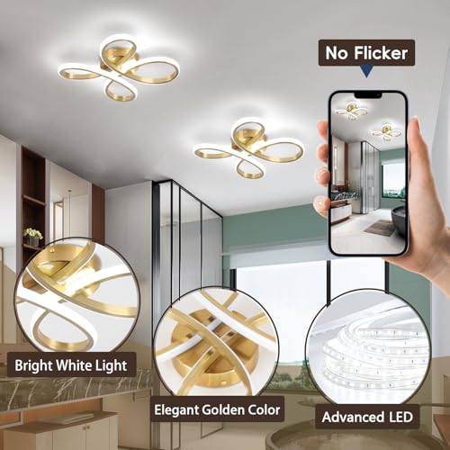 Modern LED Ceiling Light (2 Count)