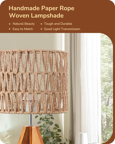 Rattan Small Table Lamp