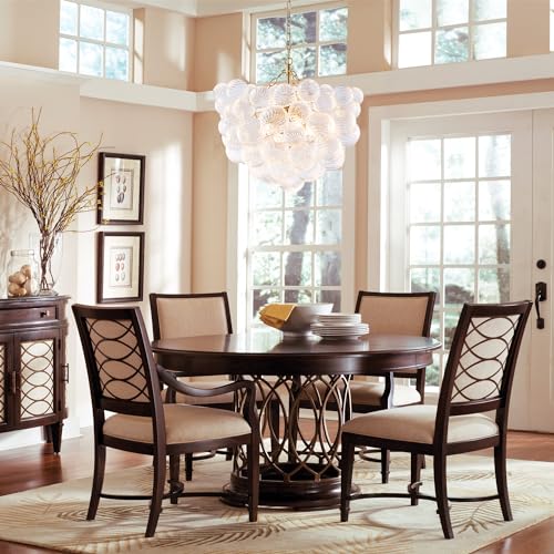 Nordic Bubble Ball Swirled Glass Chandelier