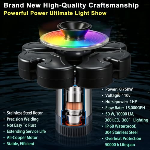Pond Fountain Aerator