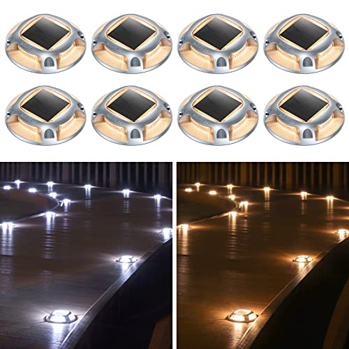 Solar Driveway Lights Outdoor 8 Pack (8 Count)
