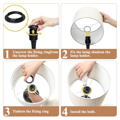 Touch Bedside Lamp for Bedroom