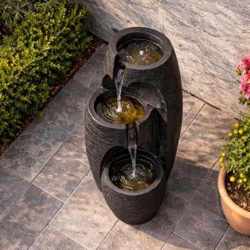 3 Tier Cascading Urn Outdoor Water Fountain