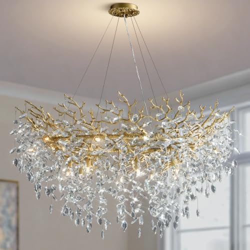 47" Modern Crystal Chandelier