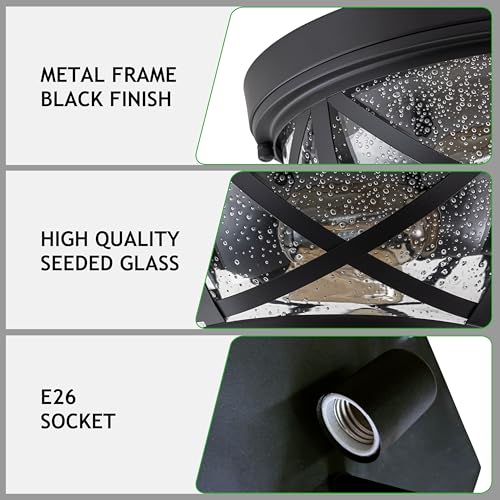 Oil rubbed Bronze Flush Mount Ceiling Light Fixtures