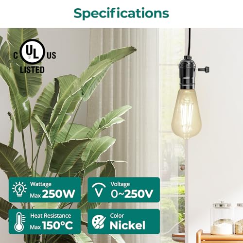 UL Listed 3 Way Lamp Socket Replacement