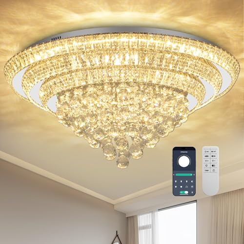 30" Crystal Chandeliers