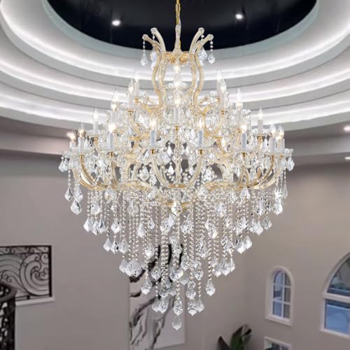 Large Gold Chandelier Light Fixtures