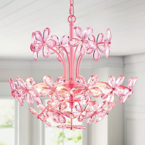 Crystal Chandelier Pendant Flushmount Ceiling Light Modern Lighting Fixture for Bedroom Hallway Bar Kitchen Bathroom