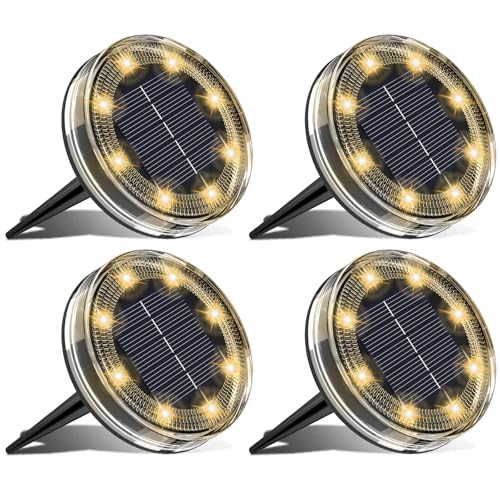 4 Pack Solar Ground Lights (4 Count)