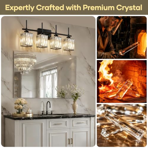 Modern Crystal Bathroom Vanity Light 4