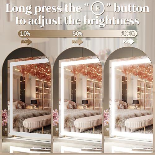 Vanity Mirror with Lights 32"x22"