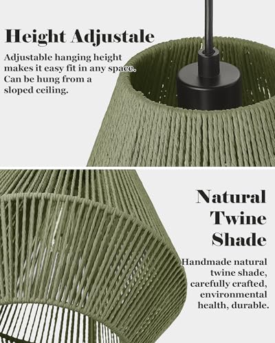 Woven Japandi Pendant Lights