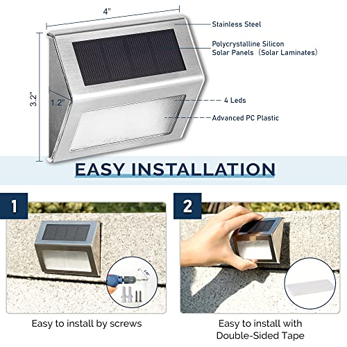 Solar Fence Lights (12 Count)