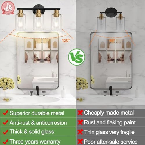 3 Light Bathroom Light Fixtures
