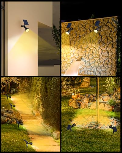 Solar Spot Lights Outdoor (4 Count)