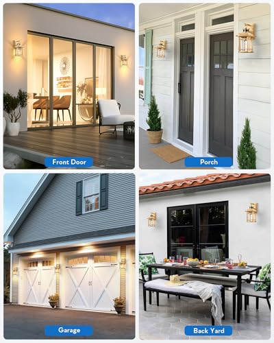 Motion Sensor Exterior Lights for House (2 Count)