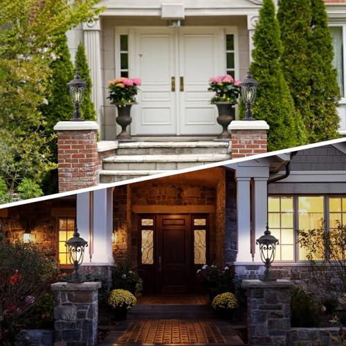 Outdoor Post Light Fixture with Pier Mount