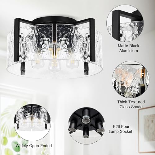 16" Semi Flush Mount Ceiling Light