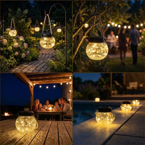 6 Pack M Size Solar Lantern Gifts for Women (6 Count)