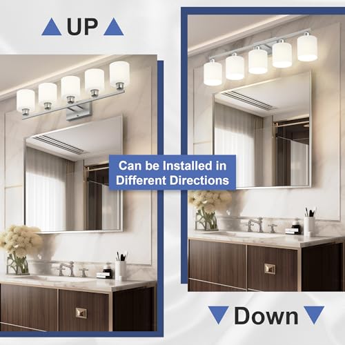 Bathroom Lights Over Mirror Brushed Nickel