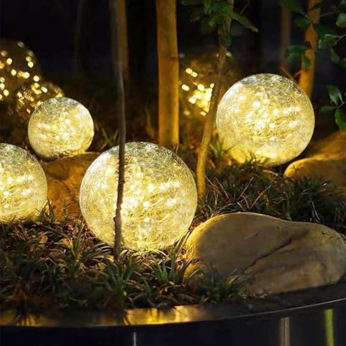 Solar Garden Lights Outdoor Waterproof (4 Count)