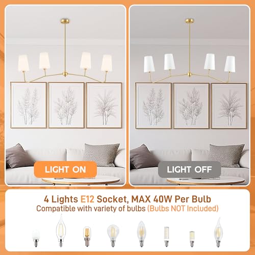 47" Modern Linear Chandelier