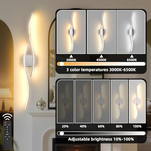 Battery Operated Wall Sconce (2 Count)