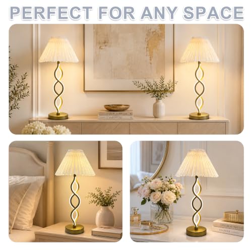 Gold Modern LED Table Lamp (Gold)