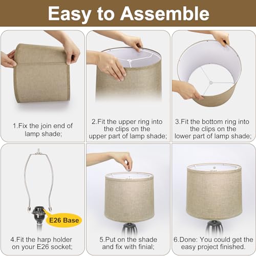 Drum Lampshades Set of 2 (2 Count)