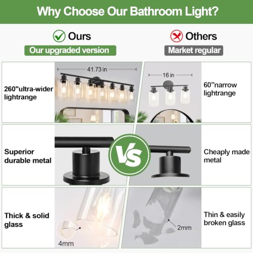 7 Light Bathroom Light Fixtures