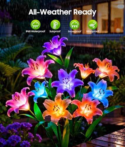 8 Pack Solar Garden Lights (8 Count)