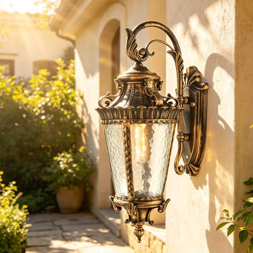 Vintage Bronze Outdoor Wall Light Fixtures