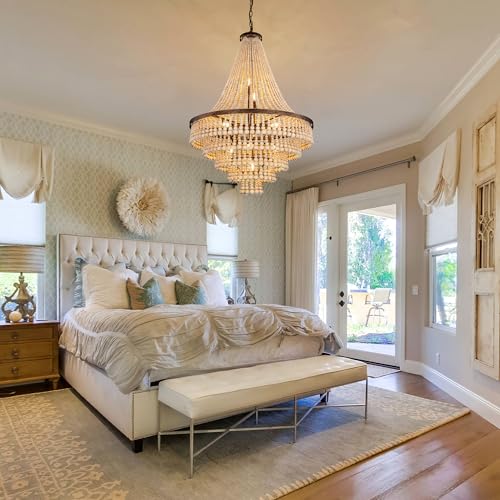 Farmhouse Chandelier Light 28”