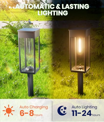 Solar Pathway Lights Outdoor Waterproof IP65 (2 Count)