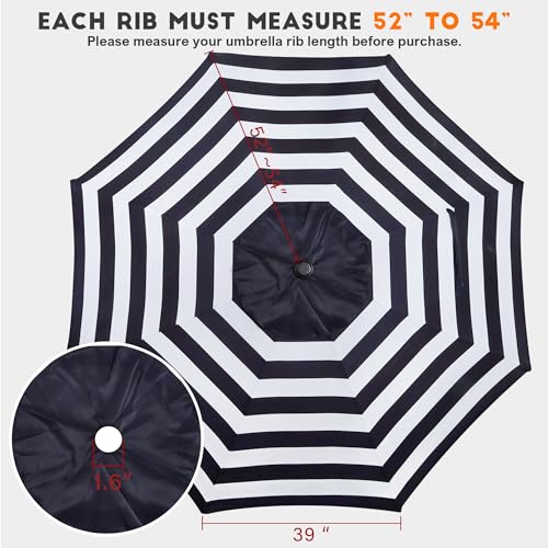 9ft Patio Umbrella Replacement Canopy