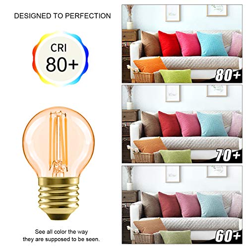 G14 LED Globe Light Bulb Dimmable (6 Count)