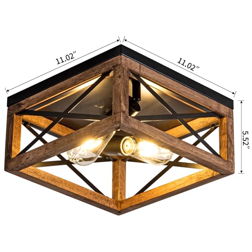 Flush Mount Ceiling Light Fixture for Kitchen Hallway