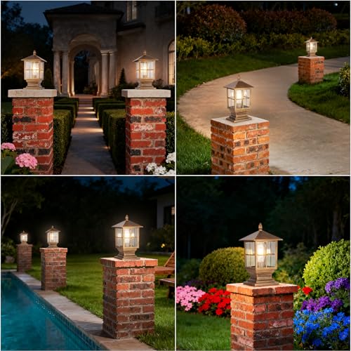 Modern Exterior Pillar Lights
