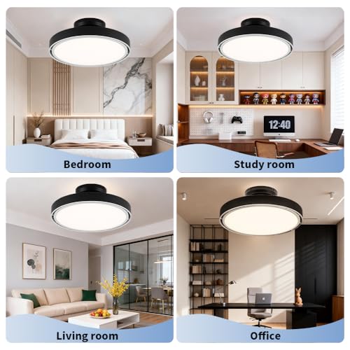 Bladeless Ceiling Fans with Lights and Remote