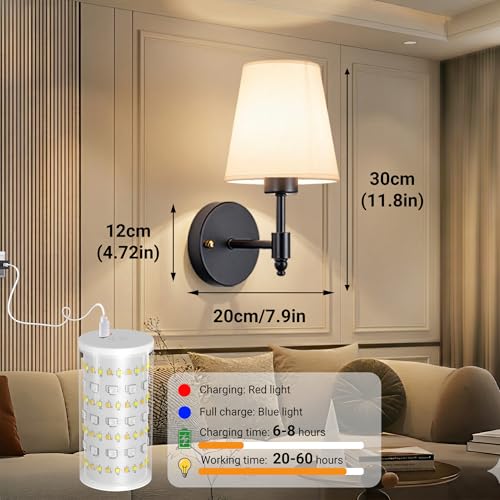Battery Operated Wall Sconce
