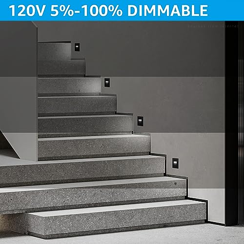 3 Pack 5CCT 120V LED Step Lights (3 Count)