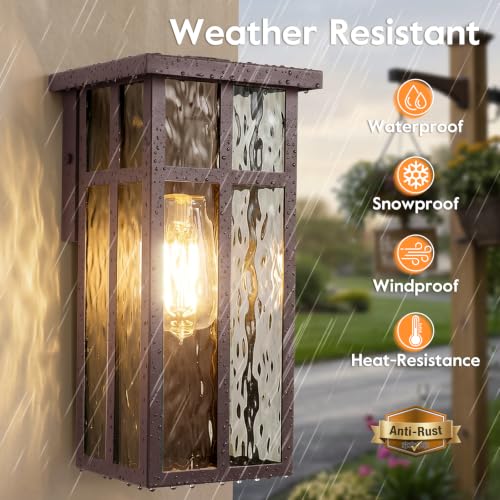 Outdoor Wall Light Fixtures (2 Count)