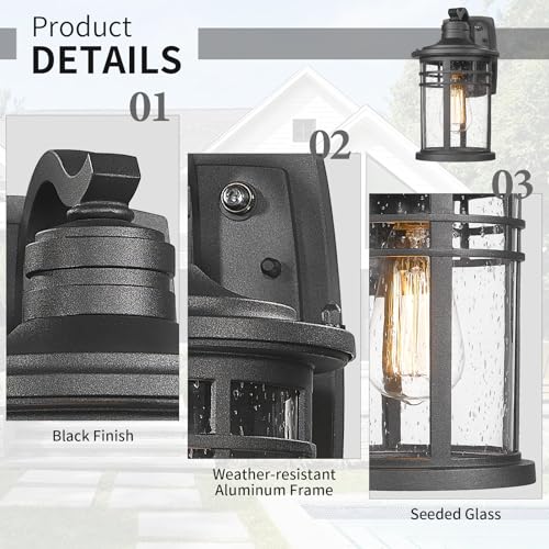 Dusk to Dawn Outdoor Porch Wall Light